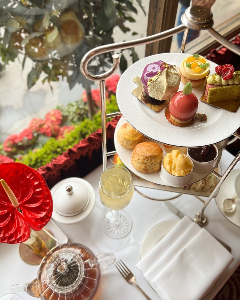 English high tea at The Rubens at the Palace hotel