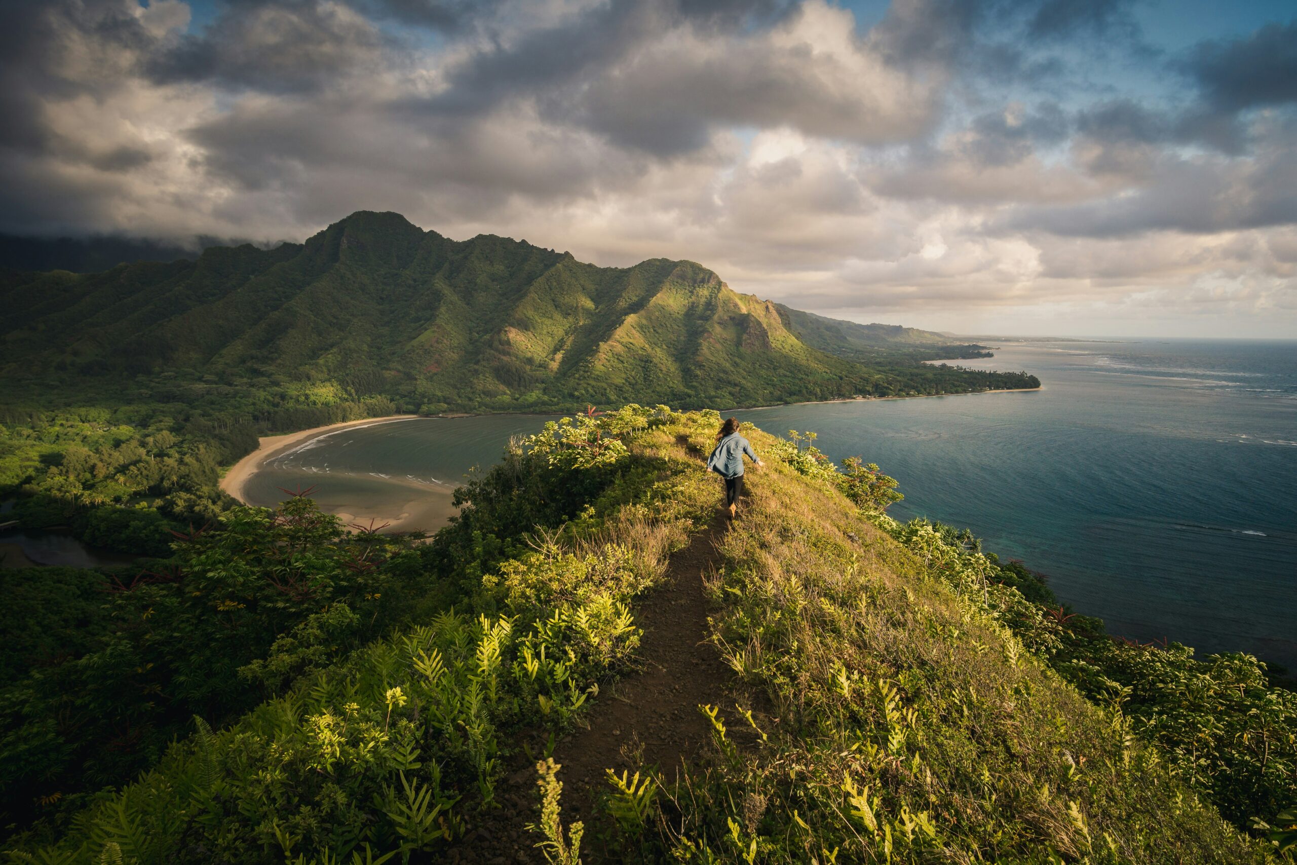 view from hawaii mountain