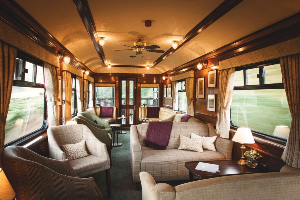 Royal Scotsman train interior