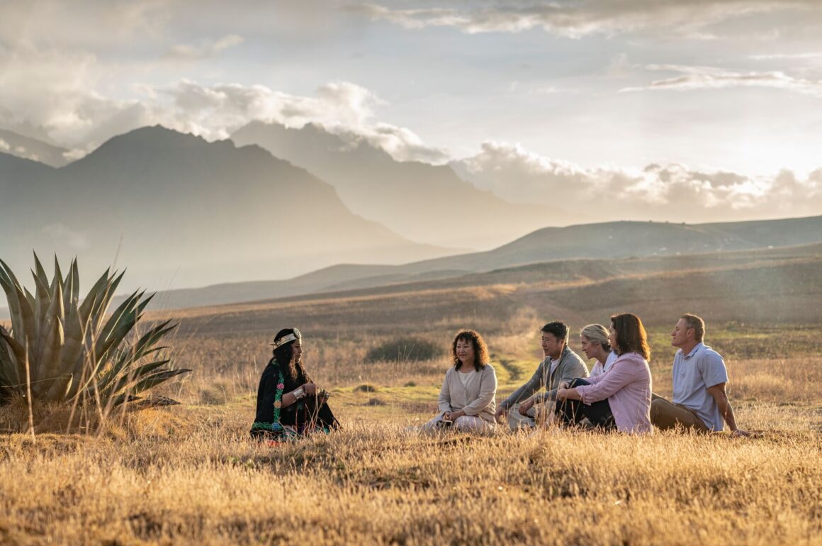 A Shaman holds a ceremony in Peru's Sacred Valley